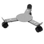 Suport ghiveci cu roti pentru plante, diametru reglabil 22-30 cm, inaltime 7 cm, negru Household NewTrend