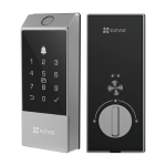 Yala inteligenta cu amprenta, multiple metode de deblocare, Wi-Fi, verificare status inchidere - EZVIZ CS-DL04(WBCP,M) SafetyGuard Surveillance