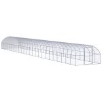 Coteț de găini pentru exterior, 3x24x2 m, oțel zincat GartenMobel Dekor