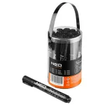 Marker pentru constructii, negru, permanent, rezistent la apa, pe baza de ulei, multipli de 20. NEO TOOLS 13-858 HardWork ToolsRange