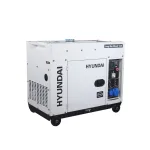 Generator de curent monofazat cu motor diesel Hyundai DHY-8600SE-LRS HardWork ToolsRange
