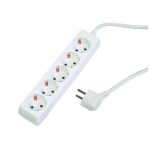 Prelungitor 5 prize 1.5mx1.5mm fara intrerupator Makalon 700760 HardWork ToolsRange