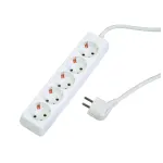 Prelungitor 5 prize 1.5mx1.5mm fara intrerupator Makalon 700760 HardWork ToolsRange