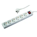 Prelungitor 6 prize 1.5mx1.5mm cu intrerupator Makalon 700765 HardWork ToolsRange