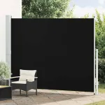 Copertină laterală retractabilă de terasă, negru, 220x300 cm GartenMobel Dekor