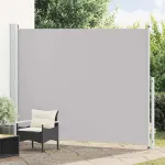 Copertină laterală retractabilă de terasă, gri, 220x300 cm GartenMobel Dekor