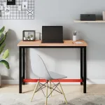 Banc de lucru, 115x55x81,5 cm, lemn masiv de fag și metal GartenMobel Dekor