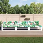 Perne de paleți, 7 buc., multicolor, material textil GartenMobel Dekor