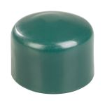 Capac plastic verde Strend Pro pentru stalp rotund, diametru 40 mm