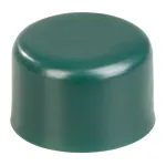 Capac plastic verde Strend Pro pentru stâlp rotund 48 mm, METALTEC