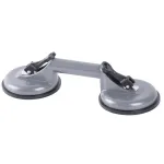 Ventuză dublă pentru sticlă Strend Pro CUP-785, aluminiu, 80 kg