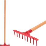 Greblă mini de grădină Strend Pro Herrison 9357, 9 dinți, cu coadă