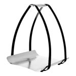 Cos metalic pentru lemne de foc Homefire LH006SB, 36 cm, pentru semineu