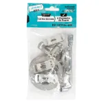 Rolă bandă metalică Detoolz 3,5 m x 12,5 mm pentru coliere, 8 elemente