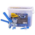 Kit nivelare gresie și faianță Strend Pro 1,5 mm cu clește, 200 piese
