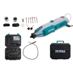 Mini polizor TOTAL 130W cu 109 accesorii și turație variabilă