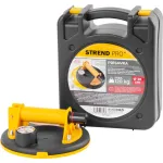 Ventuză pentru sticlă Strend Pro cu manometru, Ø20 cm, 120 kg