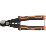 Cleste taietor si sertizare Strend Pro 175 mm pentru cabluri si sarma
