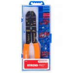 Cleste dezizolat cabluri Strend Pro AWS 302 + set 100 conectori