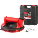 Ventuză cu acumulator Strend Pro Premium pentru sticlă/placă, 130 kg