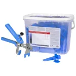 Set nivelare gresie și faianță Strend Pro L, 100 distanțiere 2 mm + 100 pene + clește