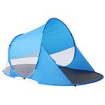Cort de plajă pop-up Strend Pro albastru 190x120x90 cm, UV