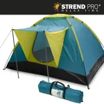 Cort camping Strend Pro 3-4 persoane, turcoaz, 205x205x120 cm