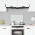 Panou antistropi bucătărie transparent 70x50 cm sticlă securiz. GartenMobel Dekor