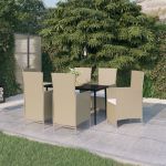 Set de mobilier pentru grădină, cu perne, 7 piese, bej GartenMobel Dekor