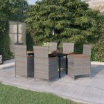 Set de mobilier pentru grădină, cu perne, 7 piese, gri GartenMobel Dekor