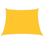 Pânză parasolar, galben, 4/5x3 m, HDPE, 160 g/m², trapez GartenMobel Dekor