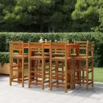 Taburete de bar, 8 buc., lemn masiv de acacia GartenMobel Dekor