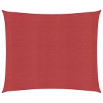 Pânză parasolar, roșu, 4,5x4,5 m, HDPE, 160 g/m² GartenMobel Dekor