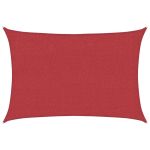 Pânză parasolar, roșu, 2x2,5 m, HDPE, 160 g/m² GartenMobel Dekor