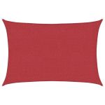 Pânză parasolar, roșu, 2,5x3,5 m, HDPE, 160 g/m² GartenMobel Dekor