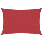 Pânză parasolar, roșu, 2,5x3,5 m, HDPE, 160 g/m² GartenMobel Dekor