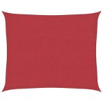 Pânză parasolar, roșu, 2,5x3 m, HDPE, 160 g/m² GartenMobel Dekor