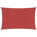Pânză parasolar, roșu, 2,5x5 m, HDPE, 160 g/m² GartenMobel Dekor