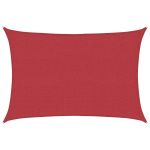 Pânză parasolar, roșu, 3,5x4,5 m, HDPE, 160 g/m² GartenMobel Dekor