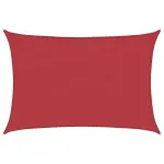 Pânză parasolar, roșu, 3,5x4,5 m, HDPE, 160 g/m² GartenMobel Dekor