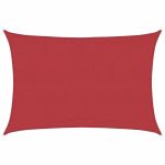 Pânză parasolar, roșu, 3,5x5 m, HDPE, 160 g/m² GartenMobel Dekor