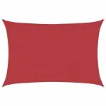 Pânză parasolar, roșu, 3,5x5 m, HDPE, 160 g/m² GartenMobel Dekor