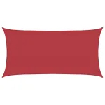 Pânză parasolar, roșu, 3x6 m, HDPE, 160 g/m² GartenMobel Dekor