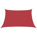 Pânză parasolar, roșu, 3/4x2 m, HDPE, 160 g/m² GartenMobel Dekor