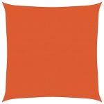 Pânză parasolar, portocaliu pătrat, 4,5 x 4,5 m, HDPE, 160 g/m² GartenMobel Dekor