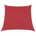 Pânză parasolar, roșu, 4/5x4 m, HDPE, 160 g/m² GartenMobel Dekor