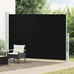 Copertină laterală retractabilă de terasă, negru, 200 x 300 cm GartenMobel Dekor