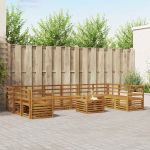 Seturi de canapele natural Lemn Solid de Acacia GartenMobel Dekor