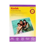 Hartie foto Kodak A4 glossy 200 g/mp, 20 coli, uscare instantanee