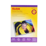 Hârtie foto Kodak lucioasă A4 230 g/mp, 20 coli, Premium Photo Paper